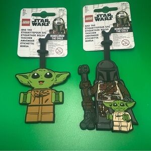 LEGO Star Wars Mandalorian & Grogu Bag Tags Set (Disney)